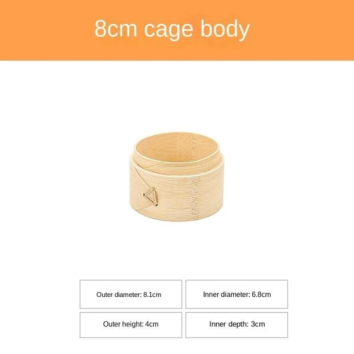 Stackable Bamboo Steamer with Dome Lid - Sustainable Cooking Tool for Dim Sum and Seafood